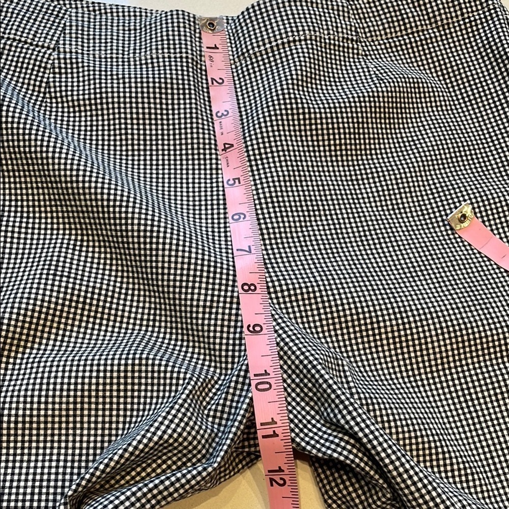 Harris Wallace Gingham Capri Pants, Black/White. Lightweight breathable Size 14 - Picture 9 of 10